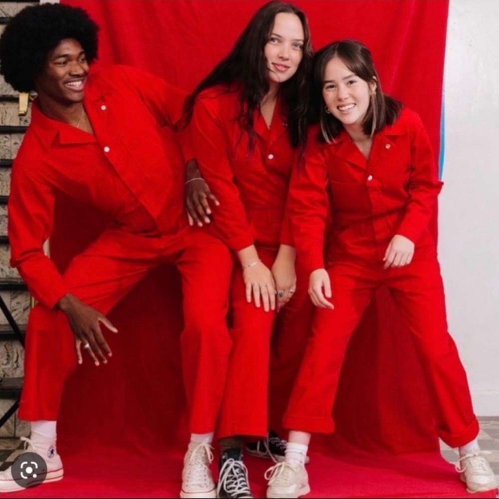 Big Bud Press Mustang Red Everyday Jumpsuit Size M